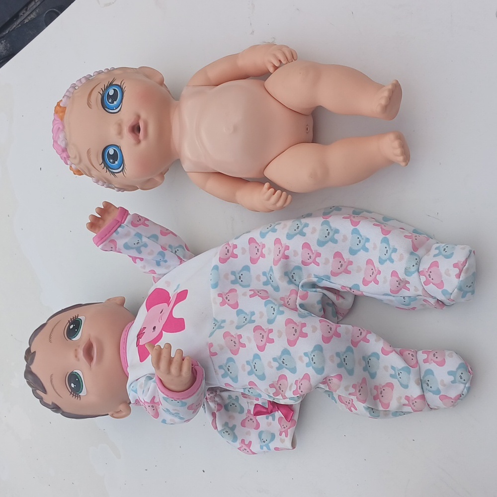 Baby Alive Baby/Zapf Creations Doll Bundle 2 Dolls